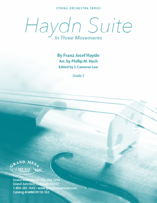 Book cover for Haydn Suite in Three Movements