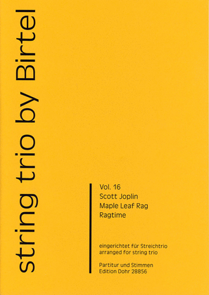Book cover for Maple Leaf Rag -Ragtime- (für Streichtrio)