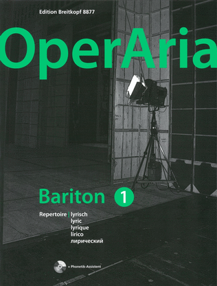 Book cover for OperAria: Bariton Volume 1: lyrisch