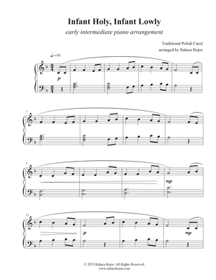 Infant Holy, Infant Lowly (early intermediate)