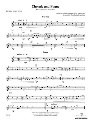 Chorale and Fugue: E-flat Alto Saxophone