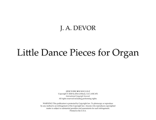 Book cover for Little Dance Pieces for Organ