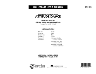 Book cover for Attitude Dance - Conductor Score (Full Score)