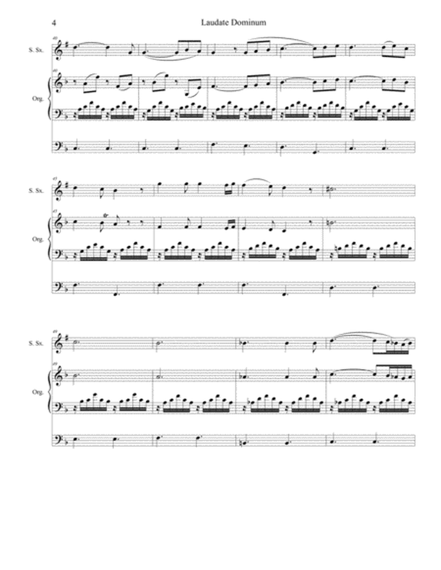 Laudate Dominum (for Soprano Saxophone - Organ Accompaniment) image number null