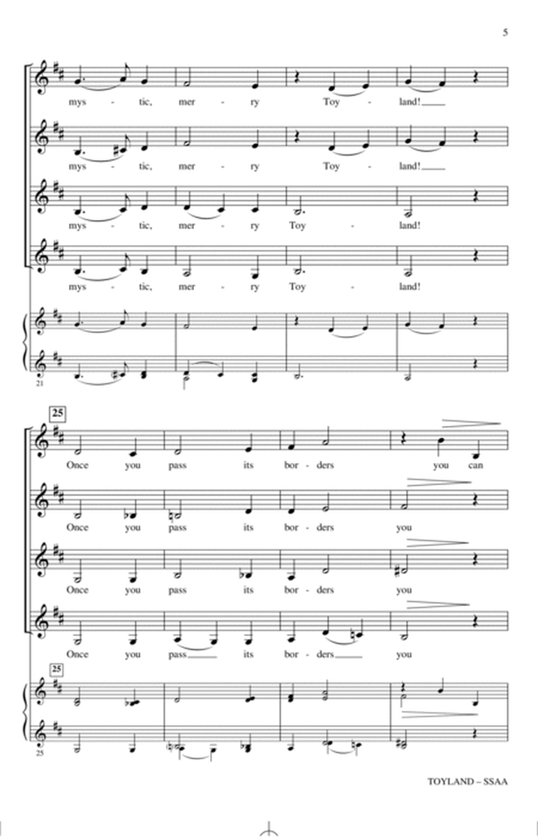 Toyland (from Babes In Toyland) (arr. Rosana Eckert)