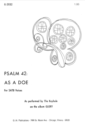 Book cover for Psalm 42: As a Doe