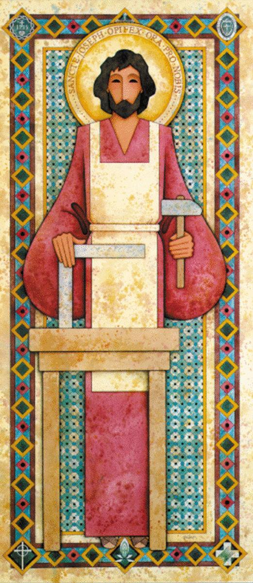 Notecard-St Joseph the Worker