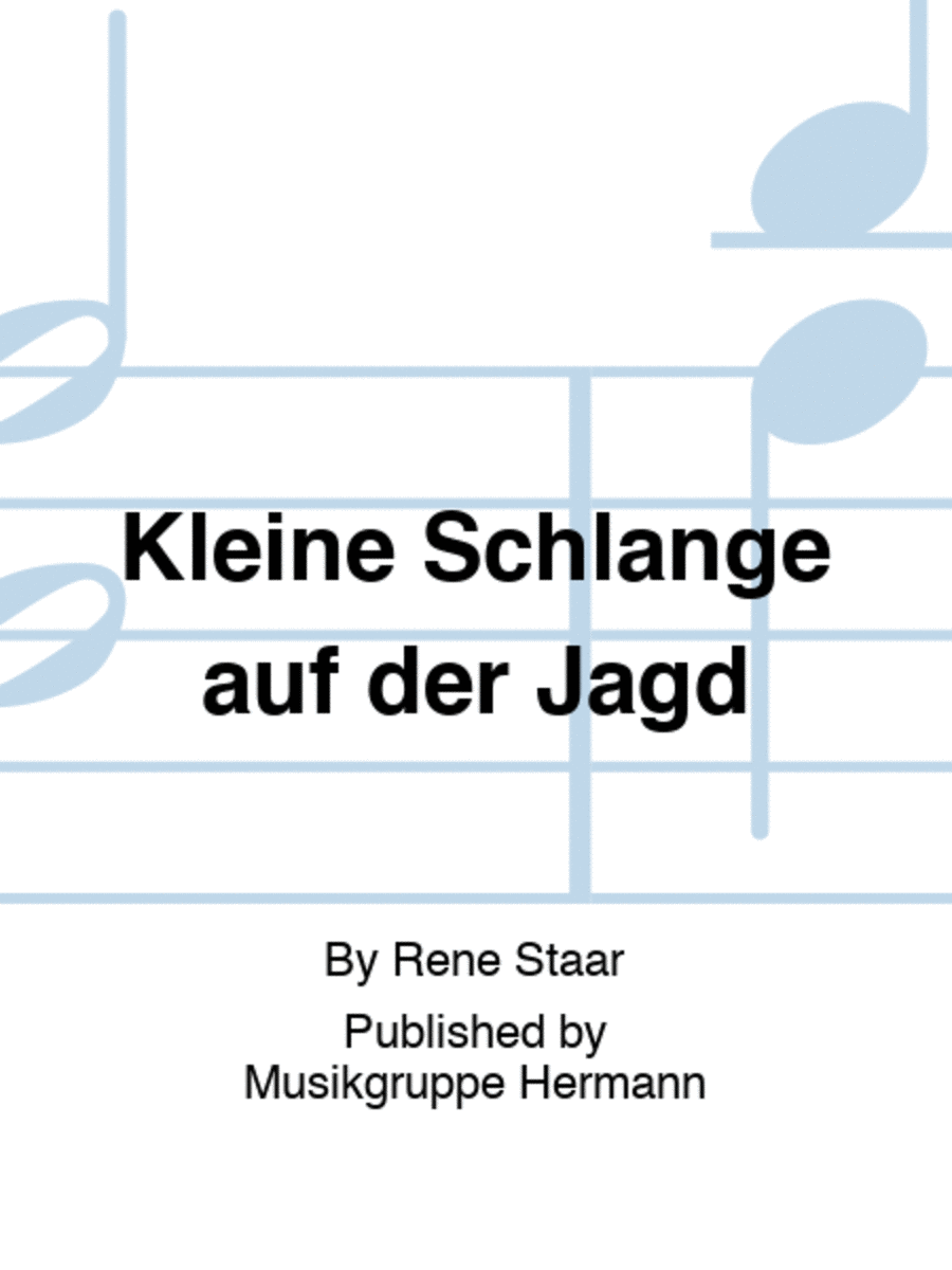 Kleine Schlange auf der Jagd