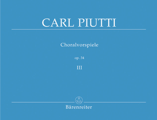 Book cover for Choralvorspiele, op. 34, 127-193