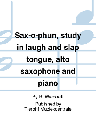 Book cover for Sax-O-Phun, Alto Saxophone & Piano