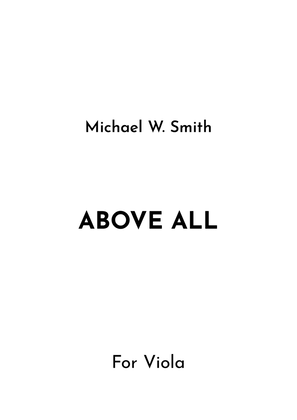 Book cover for Above All