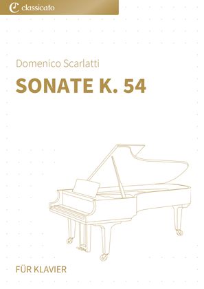 Book cover for Sonate K. 54