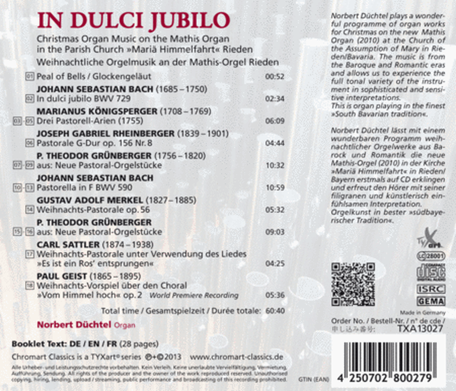 In Dulci Jubilo - Christmas Or