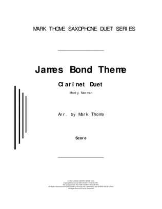 Book cover for James Bond Theme