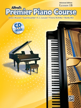 Book cover for Premier Piano Course Lesson Book, Book 1B