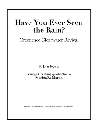 Book cover for Have You Ever Seen The Rain?