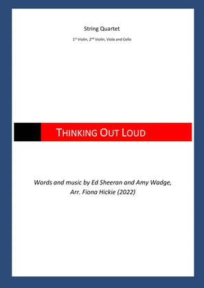 Book cover for Thinking Out Loud