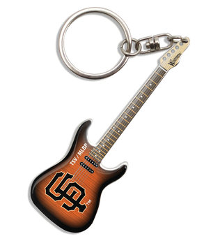 San Francisco Giants Electric Guitar Keychain