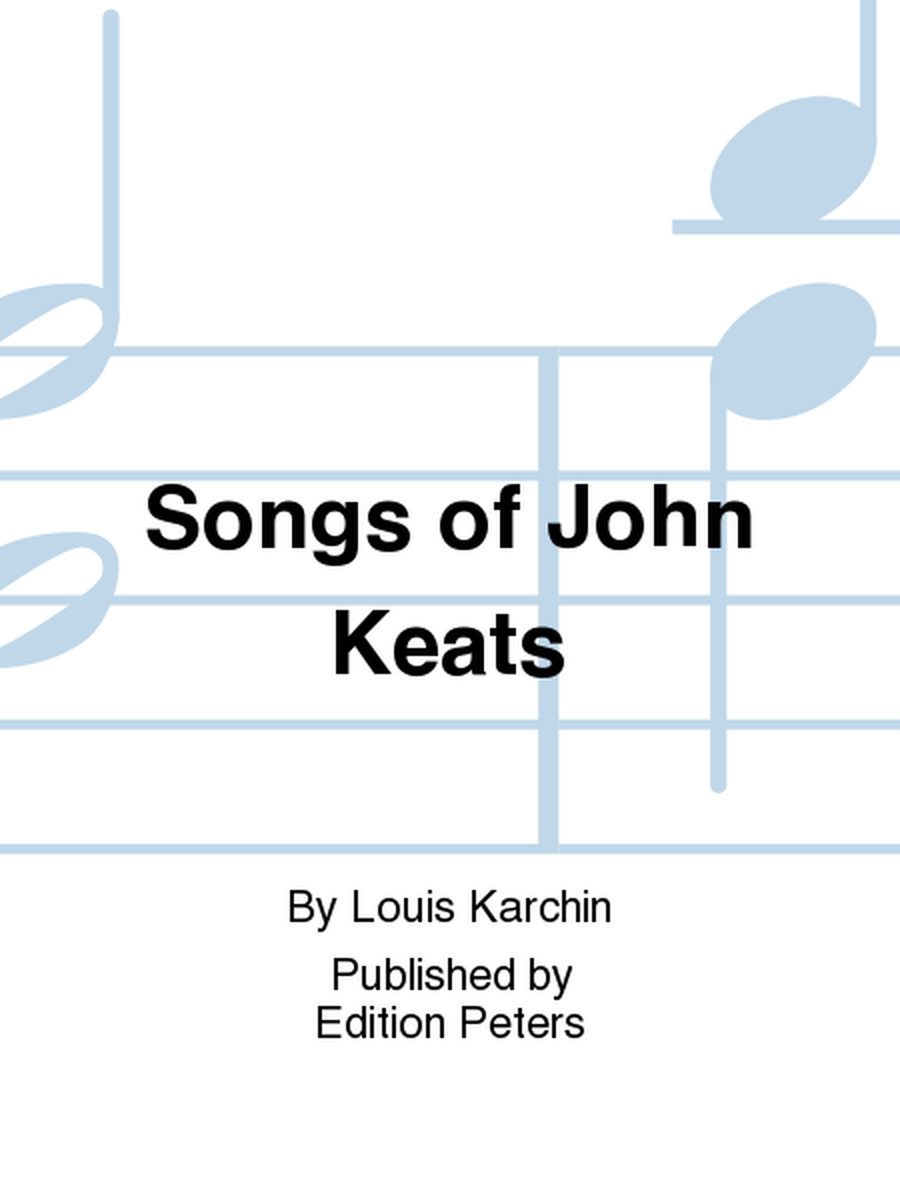 Songs of John Keats