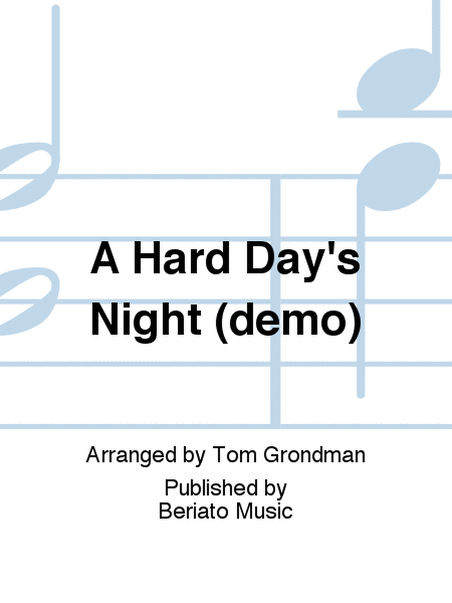 A Hard Day's Night (demo)