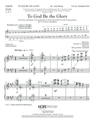 Book cover for To God Be the Glory