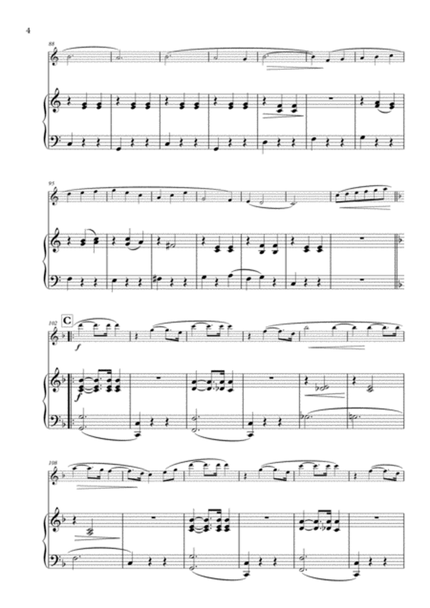 Je Te Veux arranged for Violin & Piano image number null