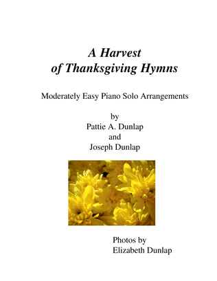 Book cover for A Harvest of Thanksgiving Hymns