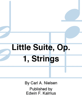 Book cover for Little Suite, Op. 1, Strings