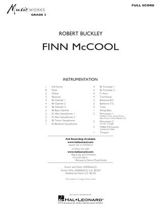 Book cover for Finn McCool - Full Score