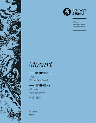 Book cover for Symphony [No. 31] in D major K. 297 (300A)