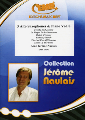 Book cover for 3 Alto Saxophones & Piano Vol. 8