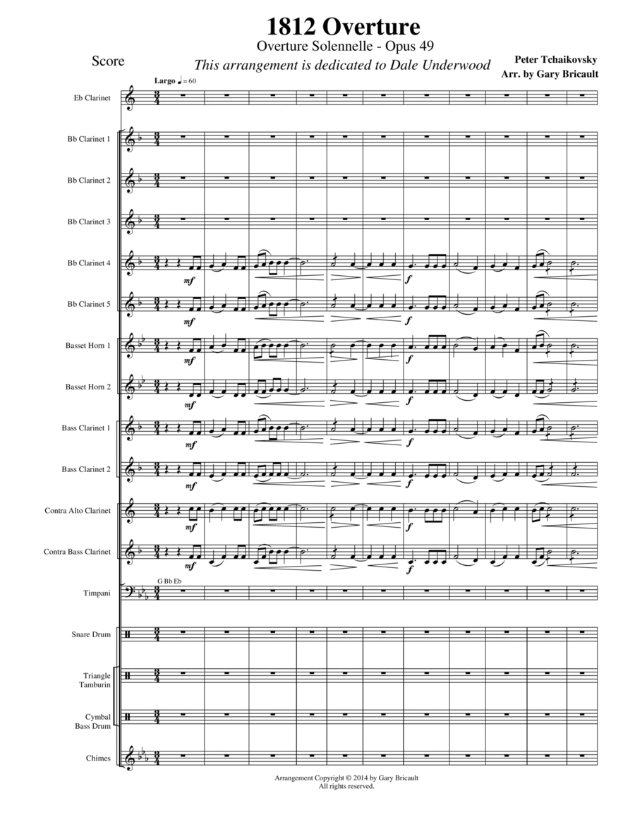 1812 Overture (Overture Solennelle) - Opus 49 image number null