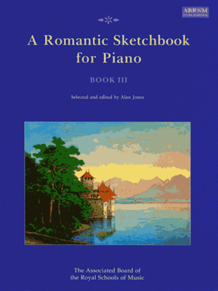 Book cover for A Romantic Sketchbook for Piano, Book III