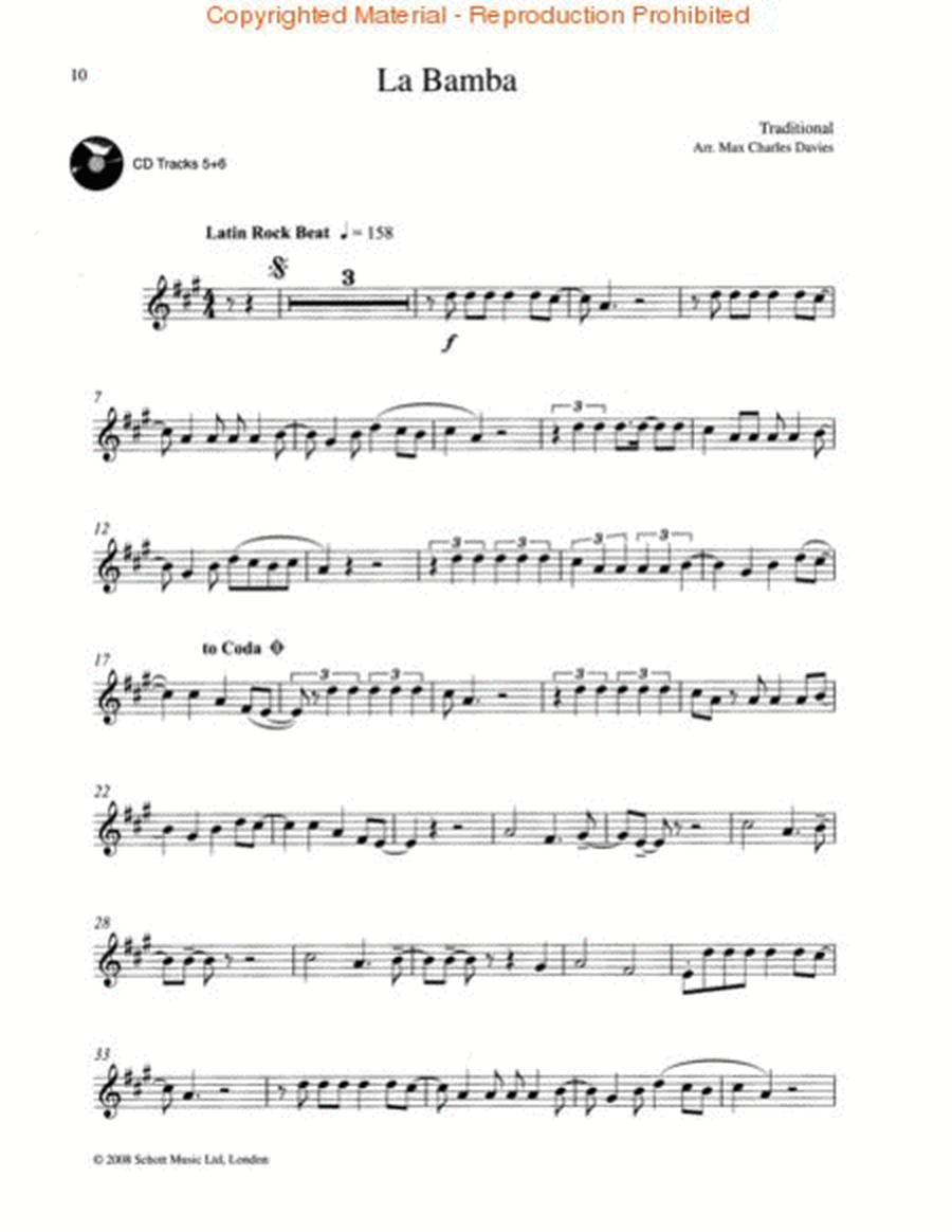 Latin Themes for Alto Saxophone