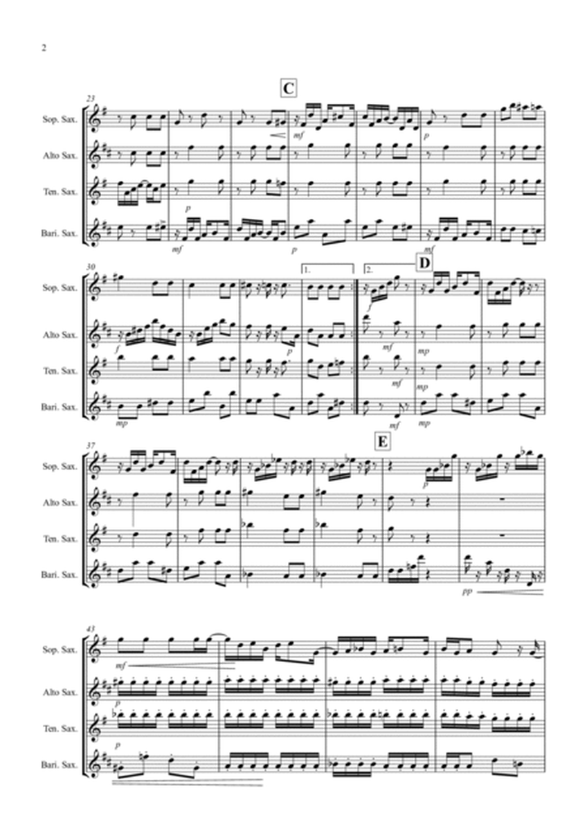 Maple Leaf Rag for Saxophone Quartet image number null