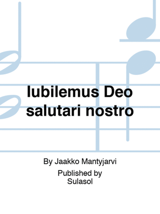 Book cover for Iubilemus Deo salutari nostro