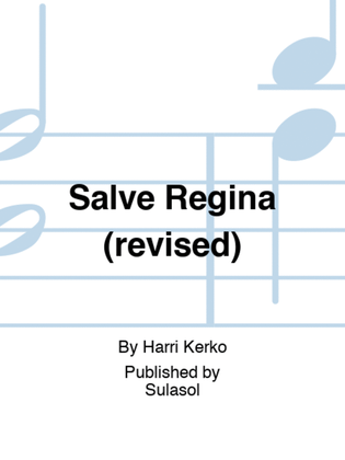 Book cover for Salve Regina (revised)