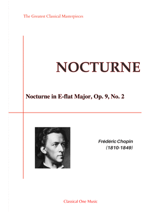 Book cover for Chopin - Nocturne in E-flat Major, Op. 9, No. 2