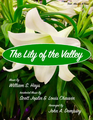 Book cover for The Lily of the Valley (Trio for Flute, Alto Sax and Piano)