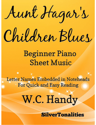 Book cover for Aunt Hagar's Children Blues Beginner Piano Sheet Music
