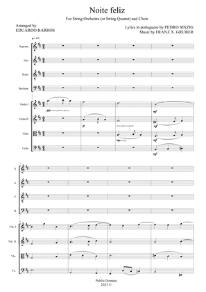 Noite Feliz - Para Coro e Quarteto de Cordas (Orquestra de Cordas)