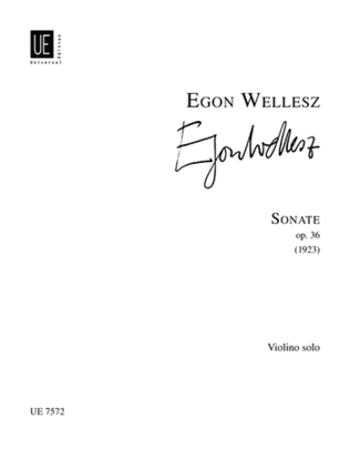 Book cover for Violin Sonata