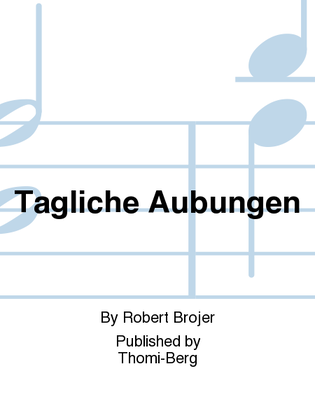 Book cover for Tagliche Aubungen