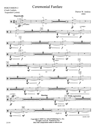 Ceremonial Fanfare: 2nd Percussion