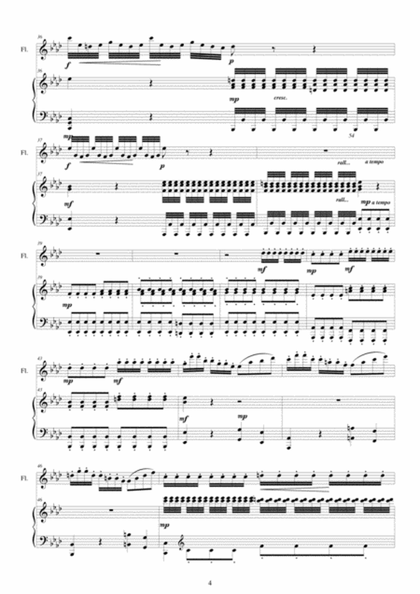 Vivaldi - Concerto in F minor 'Winter' RV 297 Op.8 No.4 Flute and Piano image number null