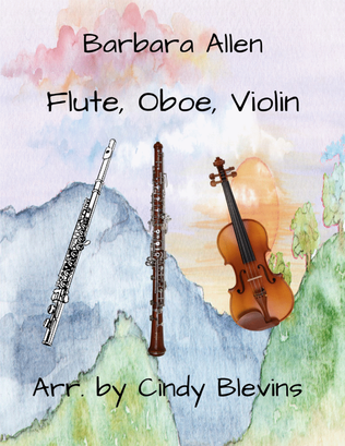 Book cover for Barbara Allen, for Flute, Oboe and Violin