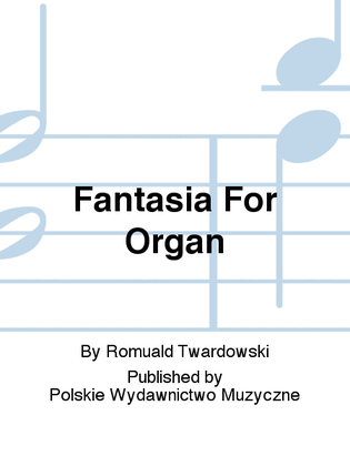 Book cover for Fantasia For Organ