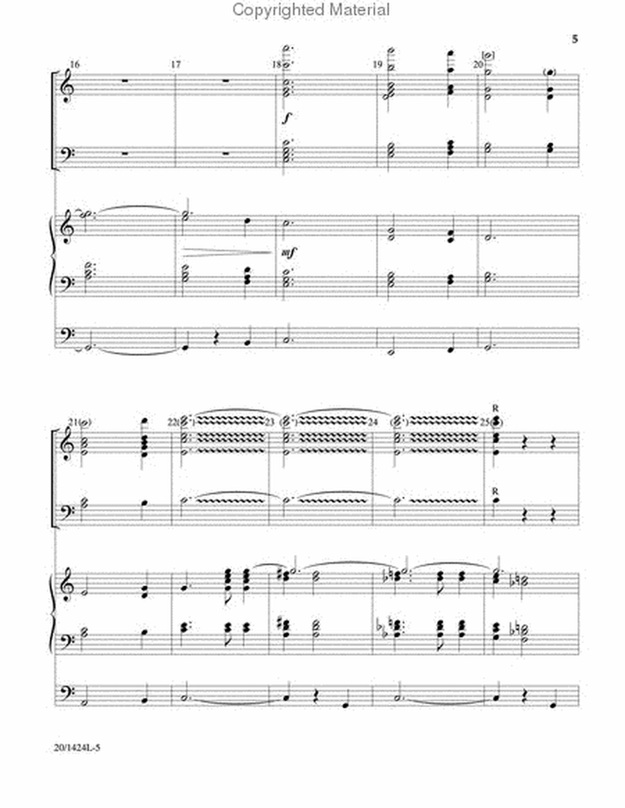 Praise God! - Organ/Handbell Score