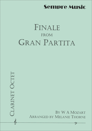 Finale from Gran Partita (Clar. Octet)