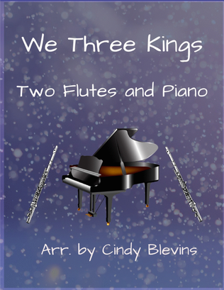 Book cover for We Three Kings, Two Flutes and Piano